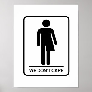 Trans Bad Sign Poster
