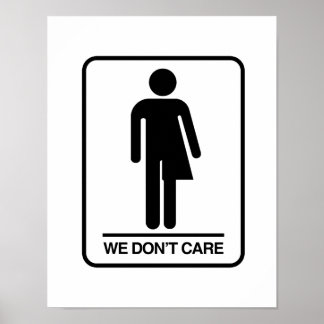 Trans Bad Sign Poster