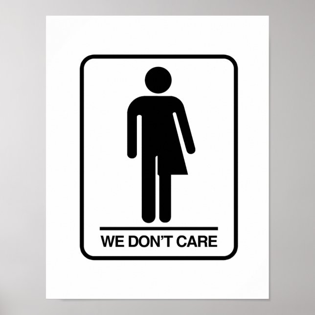 Trans Bad Sign Poster (Vorne)