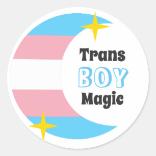 Trans Boy Magic Stickers