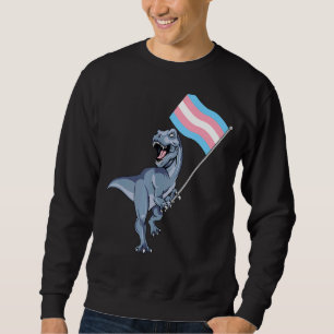 Trans Dinosaurier Transexual Dino LGBt Pride Trans Sweatshirt