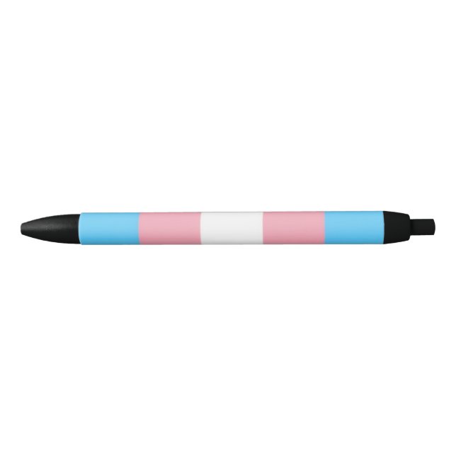 Trans-Fahne auf Stift  (Vorderseite)
