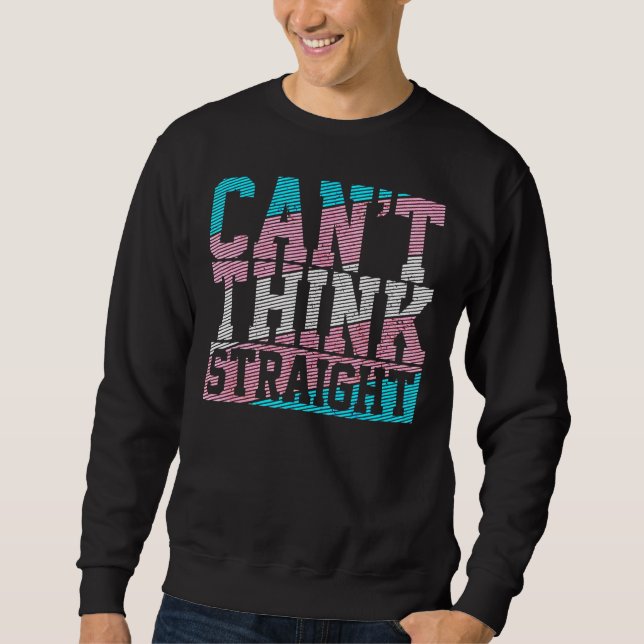 Trans Flag kann nicht glauben, dass gerade Transge Sweatshirt (Vorderseite)