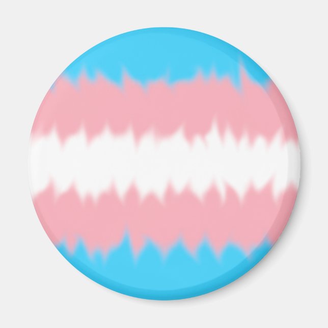 Trans Flag Magnet (Vorne)