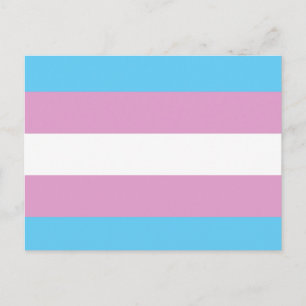 TRANS FLAG ORIGINAL -.pnng Postkarte