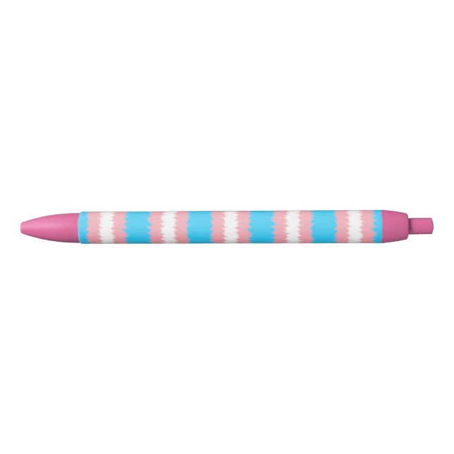 Trans Flag Pen Kugelschreiber (Vorderseite)
