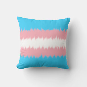 Trans Flag Wurfkissen Kissen