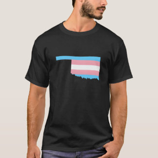 Trans Flagge Oklahoma LGBT-Stolz Unterstützerfamil T-Shirt