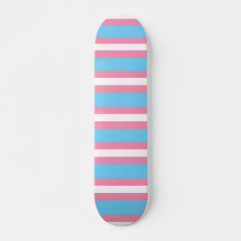 Trans-Flaggenmuster auf Skateboard