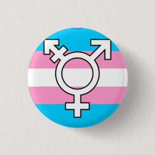 Trans Frau "T-Girl" Stolz Button