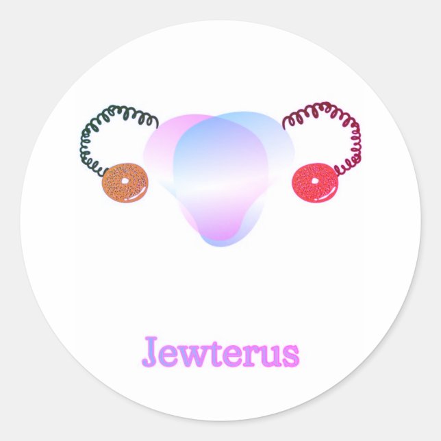Trans Jewterus Sticker (Vorderseite)