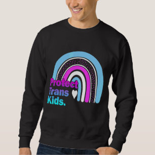 Trans Kid Pride Lgbt Rainbow schützen Sweatshirt