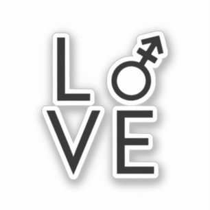 Trans Liebe Aufkleber