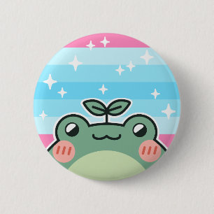 Trans Masculine LGBT Pride Flag Button