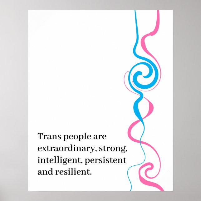 Trans Poster Minimal (Vorne)