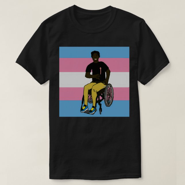 Trans Pride ASL American Sign Language T-Shirt (Design vorne)