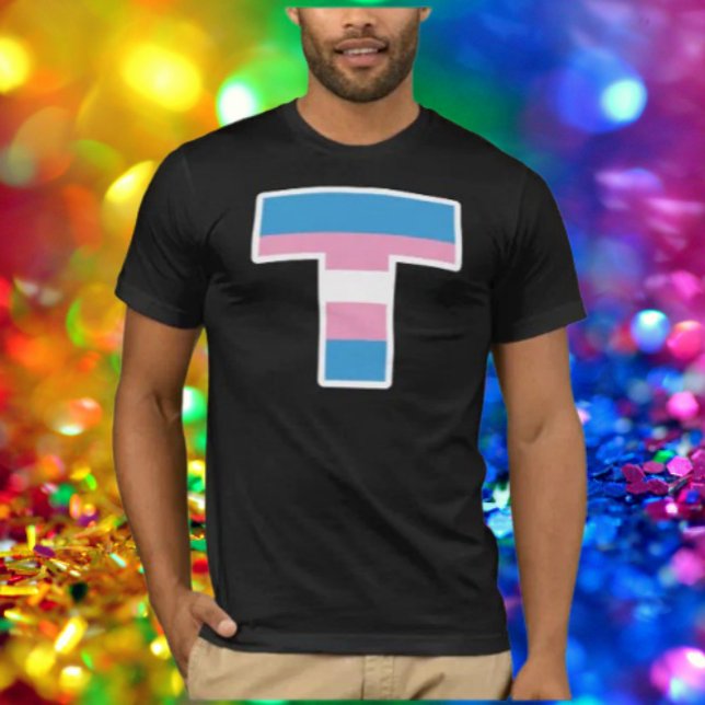 Trans Pride Capital T-Shirt (Von Creator hochgeladen)