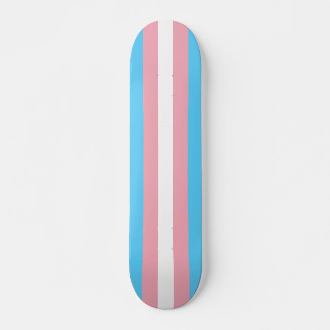 Trans Pride (Deck) Skateboard (Vorne)