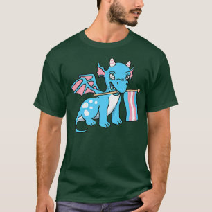 Trans Pride Dragon Transgender Pride  T-Shirt