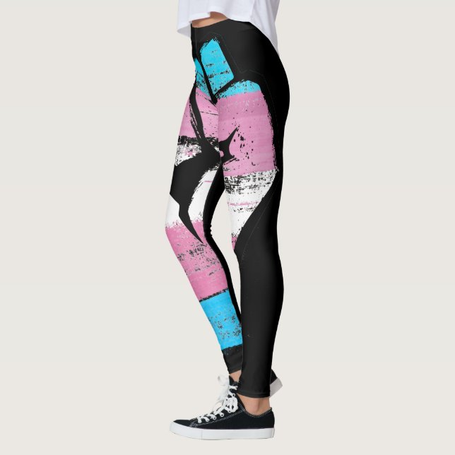 Trans Pride Fist Leggings (Links)