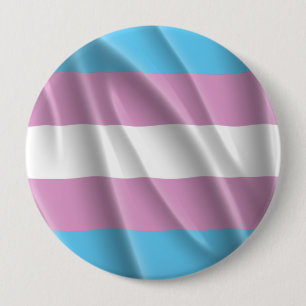 TRANS PRIDE FLAG WAVY DESIGN - PRIDE 2014 BUTTON