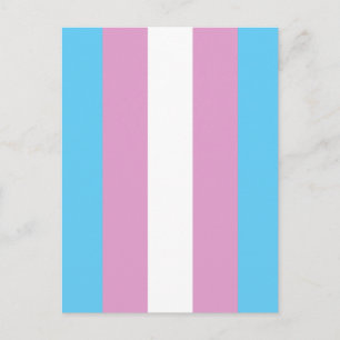 Trans Pride-Flagge Postkarte