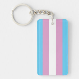 Trans Pride-Flagge Schlüsselanhänger