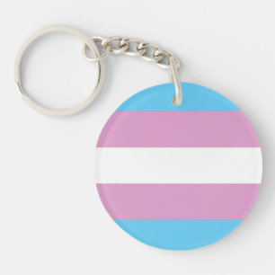 Trans Pride-Flagge Schlüsselanhänger