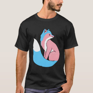 Trans Pride Fox Transgender-Geschenk T-Shirt