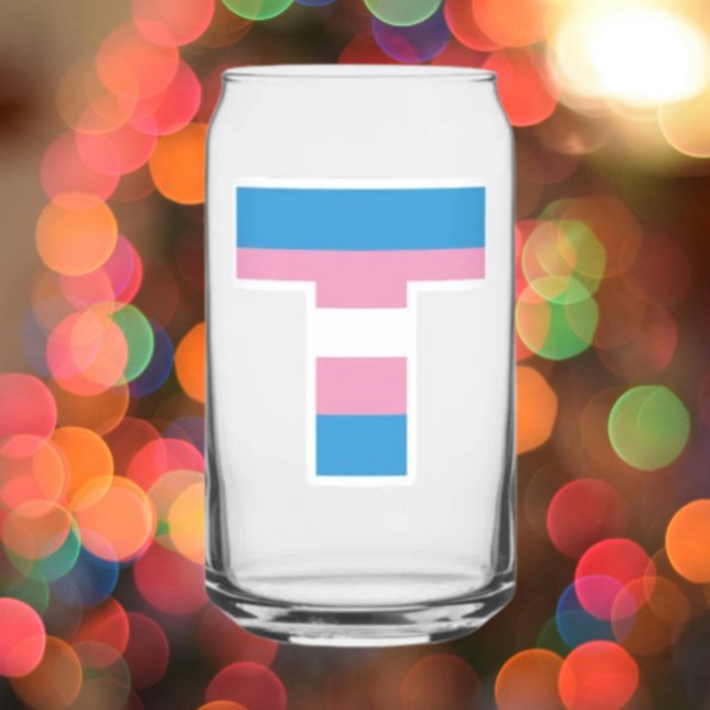 Trans Pride Hauptstadt-T-Canglas Dosenglas (Von Creator hochgeladen)