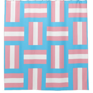 Trans Pride Inspiriert Duschvorhang