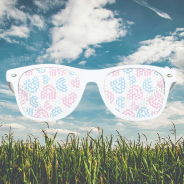 Trans Pride Lens Eyepster Party Sonnenbrille (Von Creator hochgeladen)