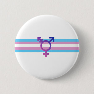 Trans-Pride-Markierung Button