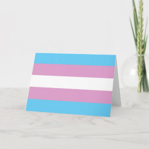 Trans-Pride-Markierung Feiertagskarte