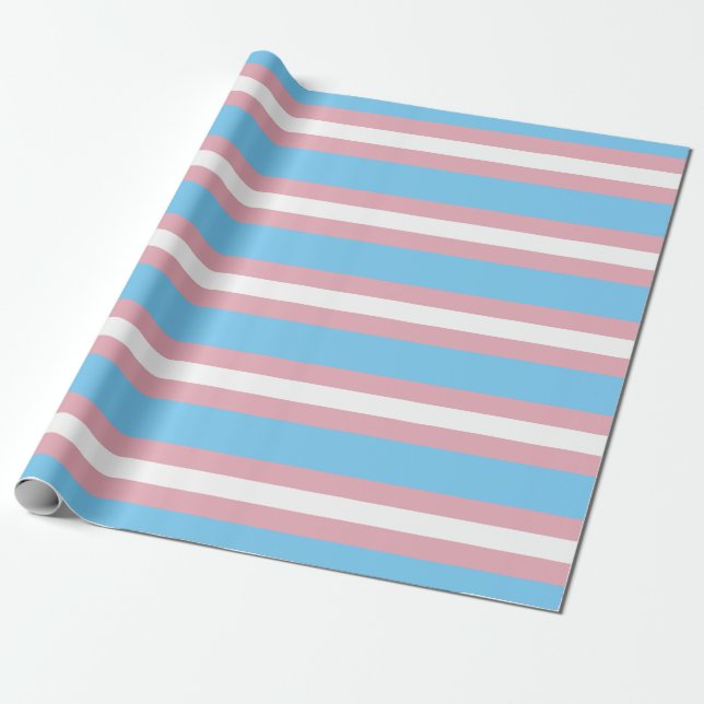 Trans-Pride-Markierung Geschenkpapier (Ungerollt)