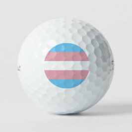 Trans-Pride-Markierung Golfball