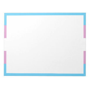 Trans-Pride-Markierung Notizblock