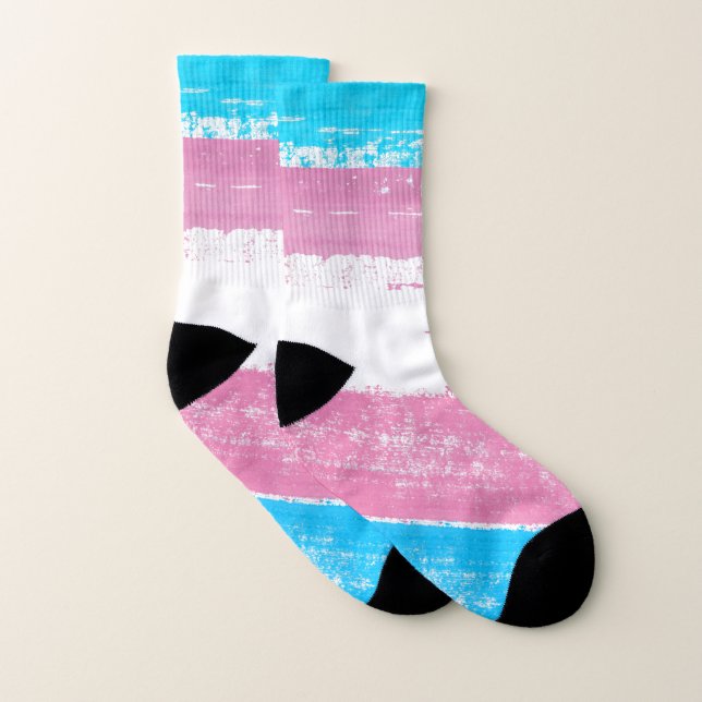 Trans Pride Paint Socken (Paar)