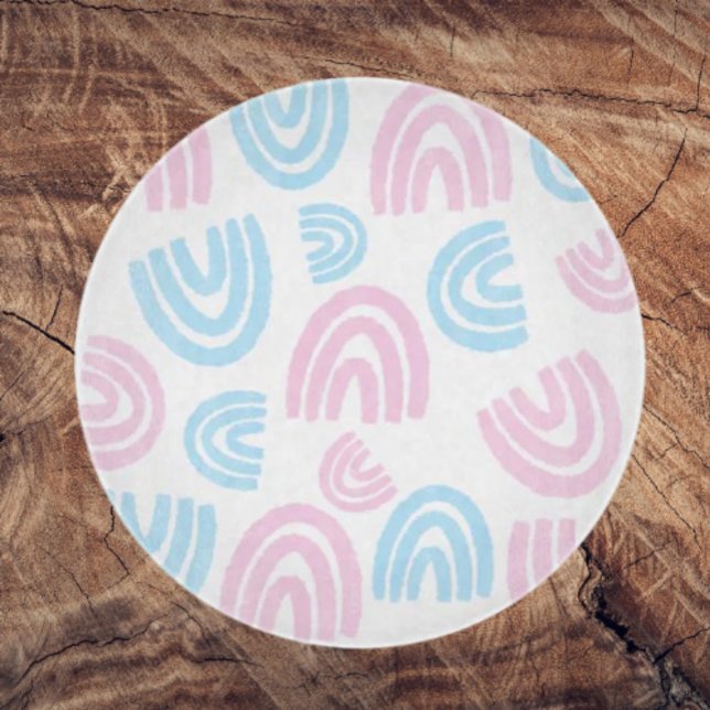 Trans Pride Pastel Rainbow Glass Cutting Board Schneidebrett (Von Creator hochgeladen)