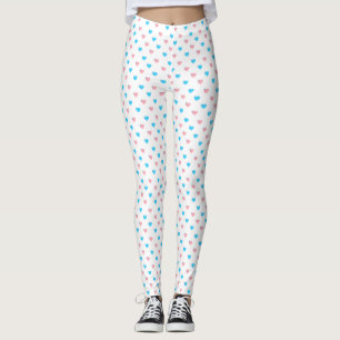 Trans Pride Small Hearts Leggings