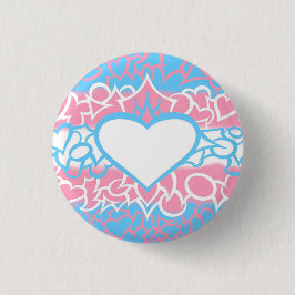 Trans Pride Squiggle Button