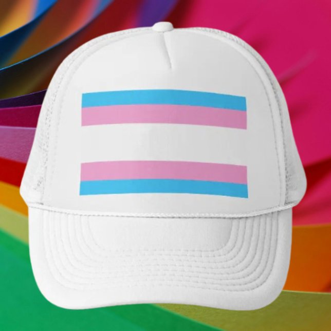 Trans Pride Trucker Hat: Die Gleichheit vorantreib Truckerkappe (Von Creator hochgeladen)