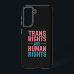 Trans Recht sind Menschenrechte Transgender-Stolz Samsung Galaxy Hülle<br><div class="desc">Trans Recht sind Menschenrechte Transgender LGBTQ Stolz</div>