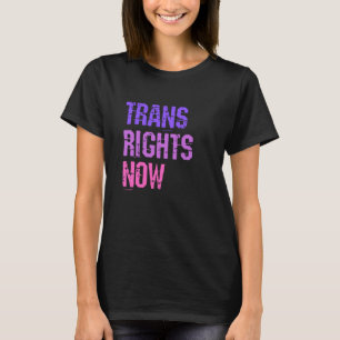 Trans-Rechte jetzt Menschenrechte LGBTQ Transgende T-Shirt