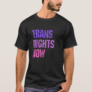 Trans Rechte Jetzt Menschenrechte LGBTQ Transgende T-Shirt