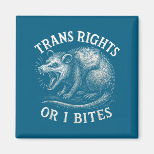 Trans Rechte Oder Ich Beißt Lustig Transgender Ssu Magnet