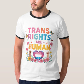 Trans-Rechte sind Menschenrechte Design | LGBTQ+ T-Shirt