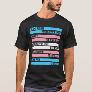 Trans-Rechte sind Menschenrechte Geschlecht ist ei T-Shirt