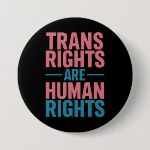 Trans-Rechte sind Menschenrechte Transgender Stolz Button