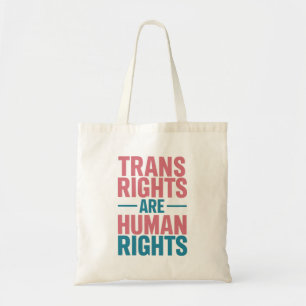 Trans-Rechte sind Menschenrechte Transgender Stolz Tragetasche